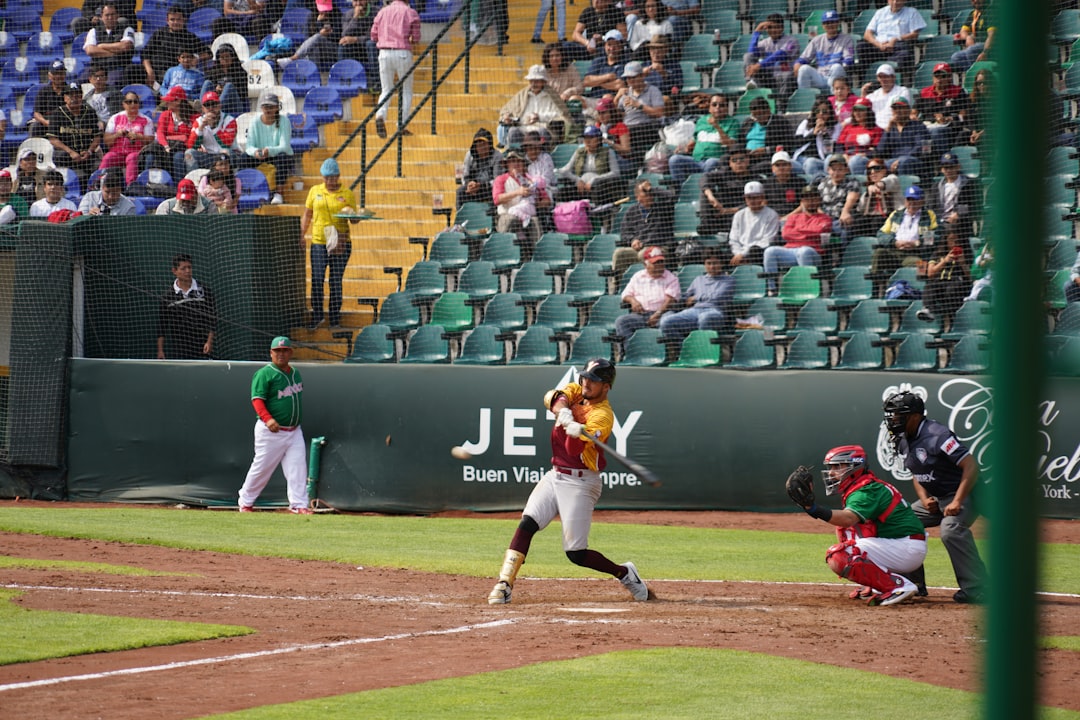 men playing baseball
