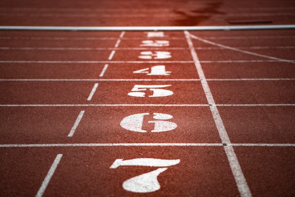 brown track and field