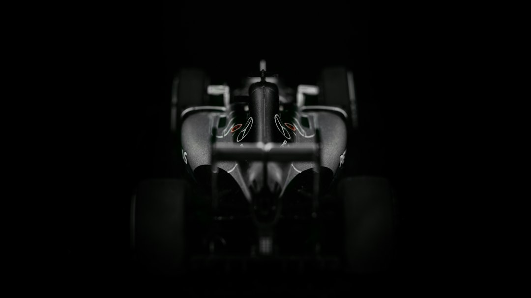a person sitting in a dark room